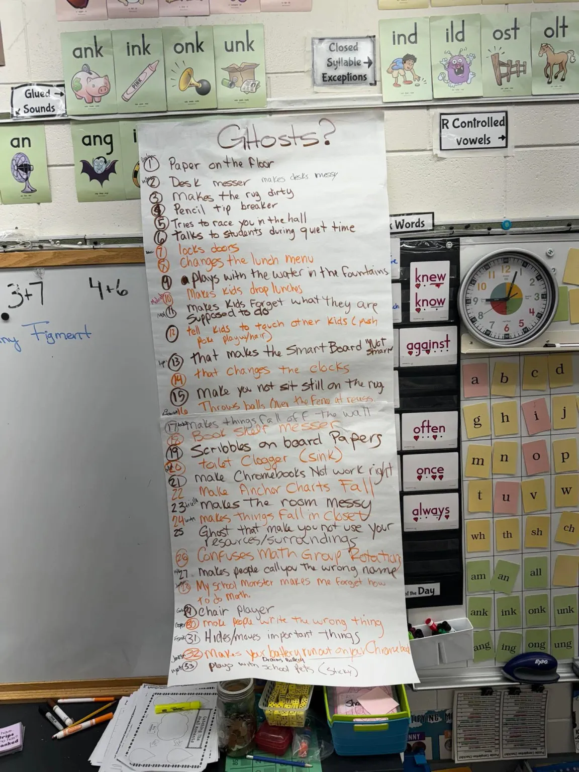 Jennifer Hayes school author visit—students and presentation.